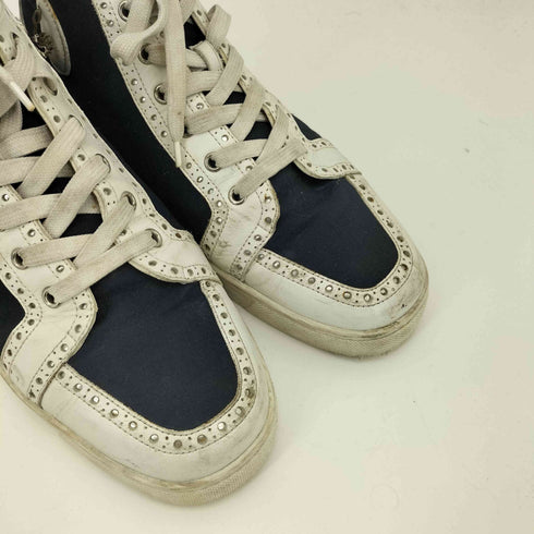 クリスチャンルブタン CHRISTIAN LOUBOUTIN パンチングデザインハイカットスニーカー メンズ 44