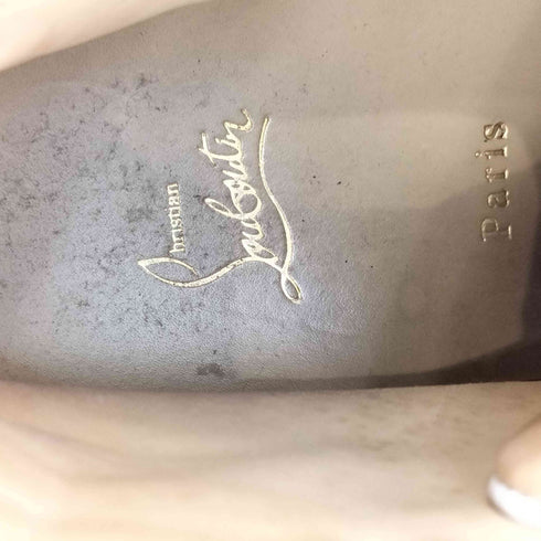クリスチャンルブタン CHRISTIAN LOUBOUTIN パンチングデザインハイカットスニーカー メンズ 44