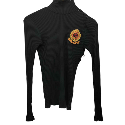 ポロラルフローレン POLO RALPH LAUREN クレストパッチ リブド タートルネック レディース import:S