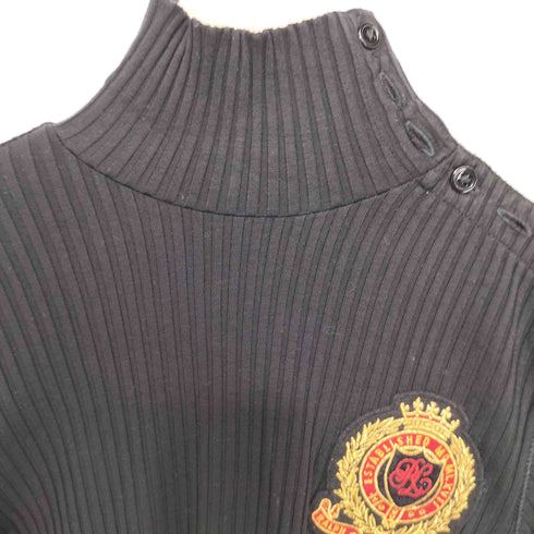ポロラルフローレン POLO RALPH LAUREN クレストパッチ リブド タートルネック レディース import:S