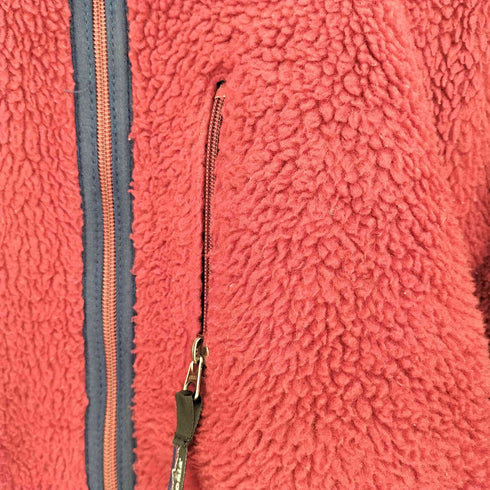 パタゴニア patagonia 97年 USA製 レトロカーディガン バーントチリ/ナイトスカイ メンズ import:S