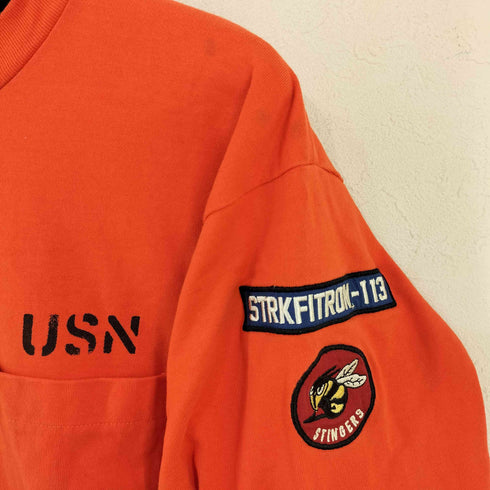 アヴィレックス AVIREX NAVAL PATCH LONG SLEEVE T-SHIRT メンズ JPN:L