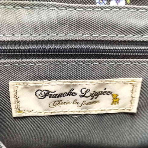 フランシュリッペ franche lippee ネコプリント 花柄2WAYショルダーバッグ レディース