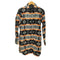 ZEPHYREN ネイティブ柄 ロング L/S シャツ メンズ import:M