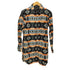 ZEPHYREN ネイティブ柄 ロング L/S シャツ メンズ import:M