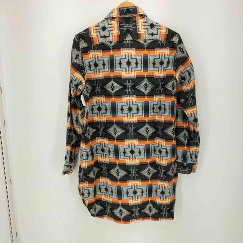 ZEPHYREN ネイティブ柄 ロング L/S シャツ メンズ import:M