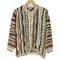 Purely Australian 90s オーストラリア製 PURE NEW WOOL 総柄 ウール3Dニットカーディガン レディース import:S