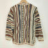 Purely Australian 90s オーストラリア製 PURE NEW WOOL 総柄 ウール3Dニットカーディガン レディース import:S