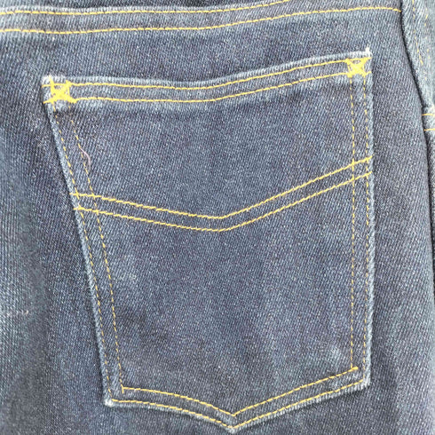 C.S.&CO. SCOVILジップ センタープレス ブーツカット ストレッチ フレアデニム メンズ
