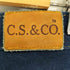 C.S.&CO. SCOVILジップ センタープレス ブーツカット ストレッチ フレアデニム メンズ