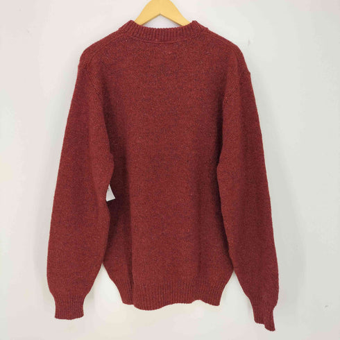 エルエルビーン L.L.Bean 80-90s USA製 ミックスウール メランジ クルーネックニット レディース import:L