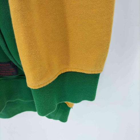 ZEPHYREN フロント刺繍 2トーン プルオーバーパーカー メンズ import:M