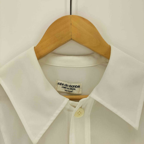 ローブドシャンブルコムデギャルソン robe de chambre COMME des GARCONS シア― ロングシャツコート レディース