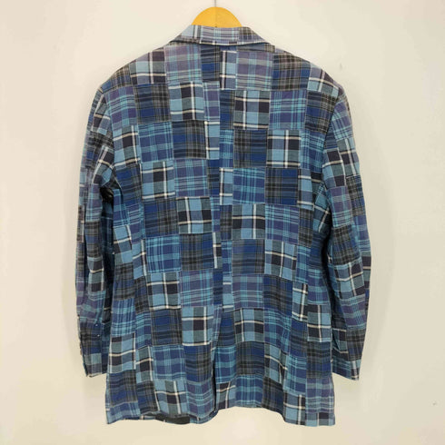 ブルックスブラザーズ BROOKS BROTHERS 90S USA製 三角タグ パッチワーク チェック 2B テーラードジャケット メンズ