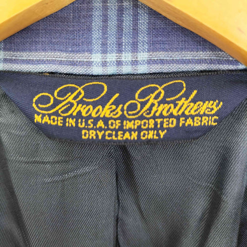 ブルックスブラザーズ BROOKS BROTHERS 90S USA製 三角タグ パッチワーク チェック 2B テーラードジャケット メンズ