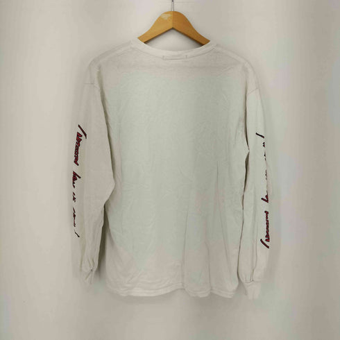 YOU LOOK GOOD ロゴプリント L/S Tシャツ メンズ