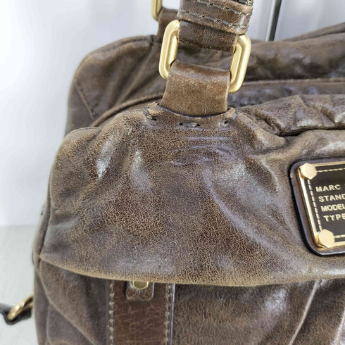 マークバイマークジェイコブス Marc by Marc Jacobs ロゴプレート レザー 2WAY ショルダー ハンドバッグ レディース