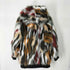 ノーアイディーブラック NO ID.BLACK 19AW MIXフェイクファーフーデッドBLZ シャギー ブルゾン メンズ ONE SIZE