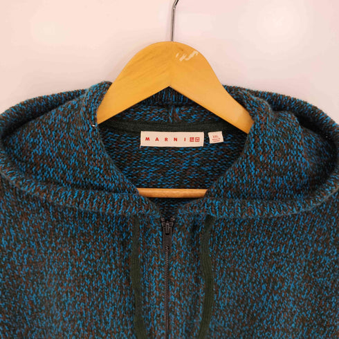 ユニクロ UNIQLO ミックスカラーニットオーバーサイズフルジップパーカ メンズ JPN:XXL