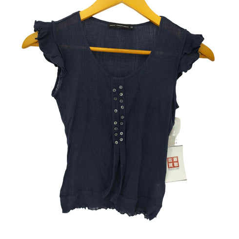 マリテフランソワジルボー MARITHE FRANCOIS GIRBAUD ボタン裏デザイン S/S シアーブラウス レディース JPN:S