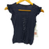 マリテフランソワジルボー MARITHE FRANCOIS GIRBAUD ボタン裏デザイン S/S シアーブラウス レディース JPN:S