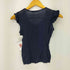 マリテフランソワジルボー MARITHE FRANCOIS GIRBAUD ボタン裏デザイン S/S シアーブラウス レディース JPN:S