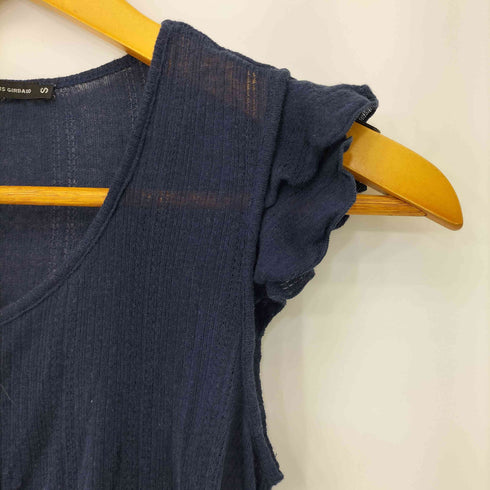 マリテフランソワジルボー MARITHE FRANCOIS GIRBAUD ボタン裏デザイン S/S シアーブラウス レディース JPN:S