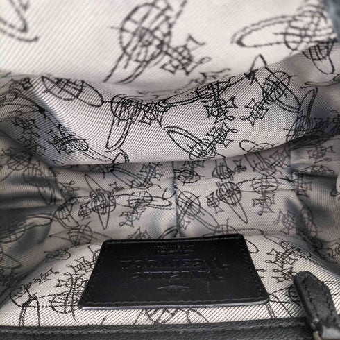 ヴィヴィアンウエストウッド Vivienne Westwood シボ革 がま口 ハンドバッグ レディース