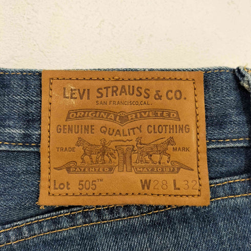 リーバイス Levis MADE IN THE USA 505デニムストレートパンツ メンズ 28x32