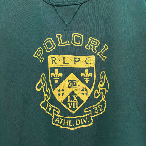 ポロラルフローレン POLO RALPH LAUREN ロゴ プリント 裏起毛 スウェット トレーナー メンズ XXL