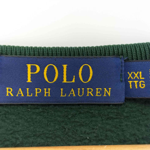 ポロラルフローレン POLO RALPH LAUREN ロゴ プリント 裏起毛 スウェット トレーナー メンズ XXL