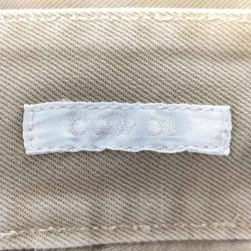 コモリ COMOLI 16SS ベルテッドチノパンツ メンズ JPN:1