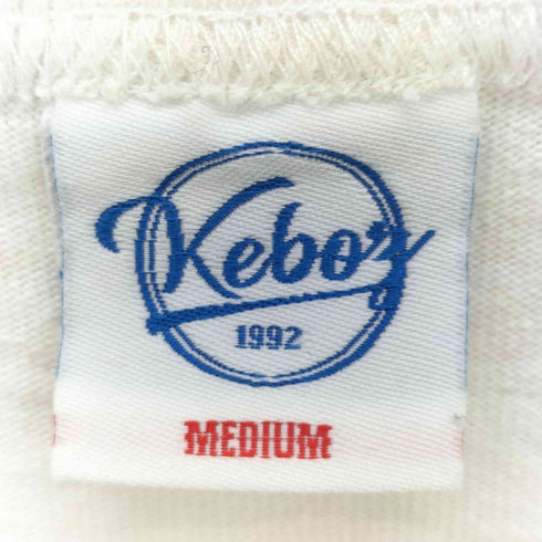 ケボズ KEboz フロント刺繍 バックロゴTシャツ メンズ JPN:M