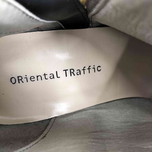 オリエンタルトラフィック ORiental TRaffic ヒールスウェードサイドジップブーツ レディース L