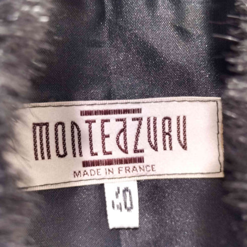 MONTEAZURU フランス製 フェイクファーコート レディース 40