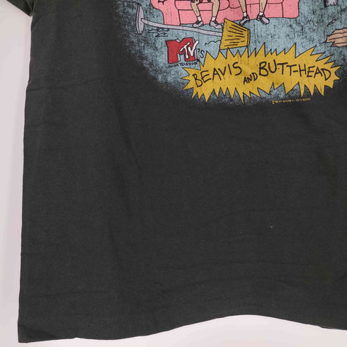 クルーネック バンドTシャツ メンズ import:L