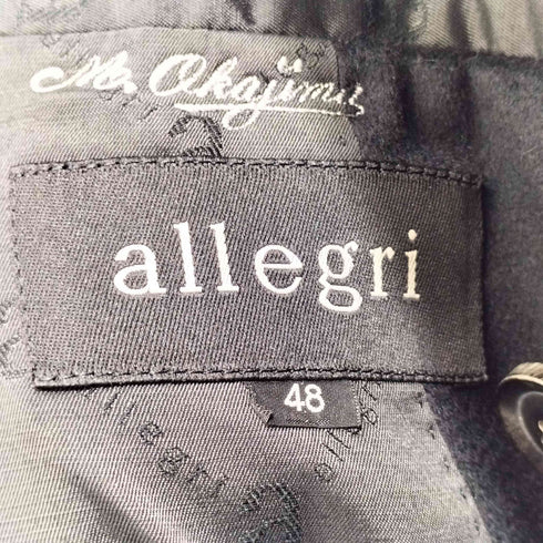 アレグリ allegri カシミヤ100 ダブルブレストチェスターコート レディース 48