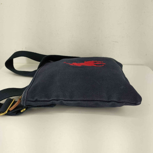 ラルフローレン RALPH LAUREN ビッグポニー刺繍 ミニキャンバスショルダーバッグ メンズ