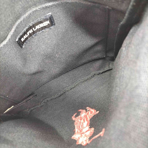 ラルフローレン RALPH LAUREN ビッグポニー刺繍 ミニキャンバスショルダーバッグ メンズ