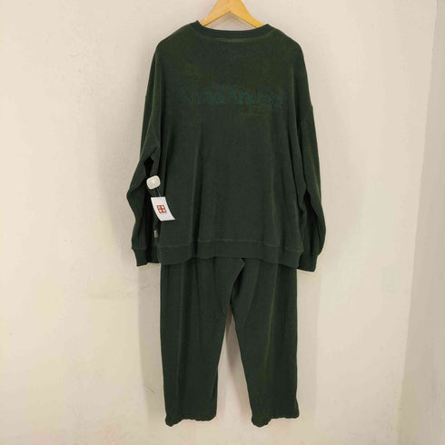 ウィンダンシー WIND AND SEA フロントロゴ パイル地スウェットセットアップ メンズ