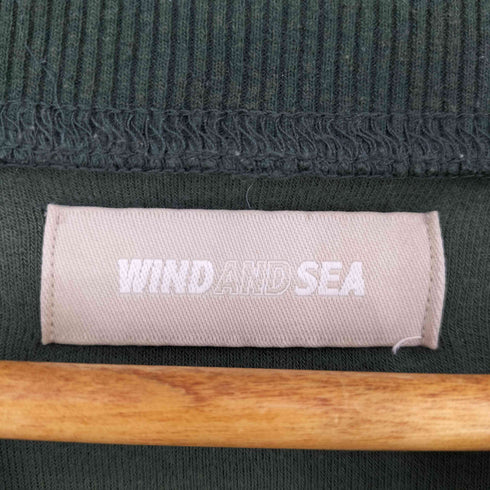 ウィンダンシー WIND AND SEA フロントロゴ パイル地スウェットセットアップ メンズ
