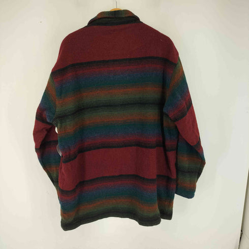 エルエルビーン L.L.Bean 80-90s made in usa ネイティブ ラグ柄 ウールジャケット メンズ JPN:L