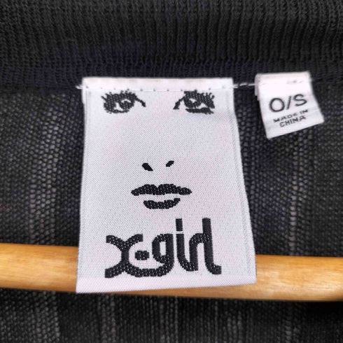 エックスガール X-girl 24SS RIB KNIT POLO レディース ONE SIZE