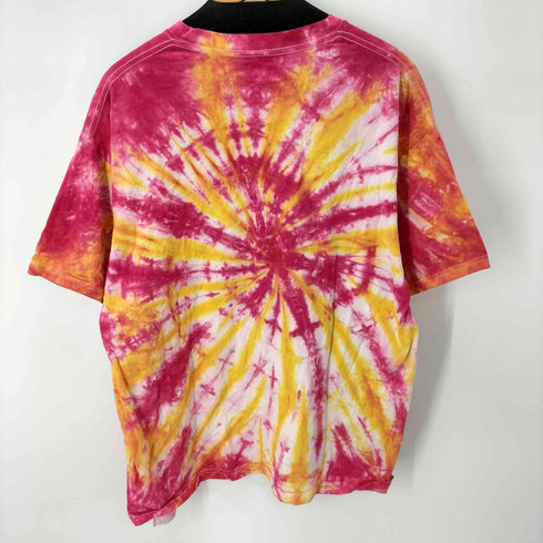 ヘインズ Hanes BEEFY TEE タイダイフロントプリントTシャツ 後染め メンズ JPN:XL