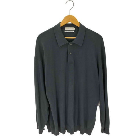 グラフペーパー Graphpaper Suvin Oversized L/S Polo メンズ FREE