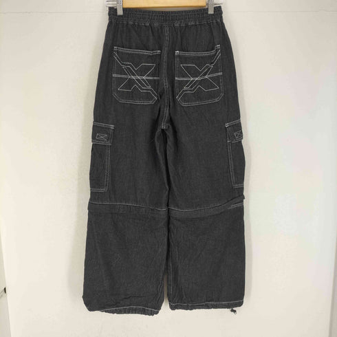 エックスガール X-girl 24SS 2WAY WIDE LEG CARGO PANTS レディース JPN:S