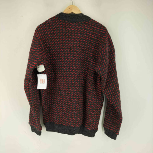 エルエルビーン L.L.Bean 80S MADE IN NORWAY ウールレーヨン混 バーズアイニット メンズ JPN:M