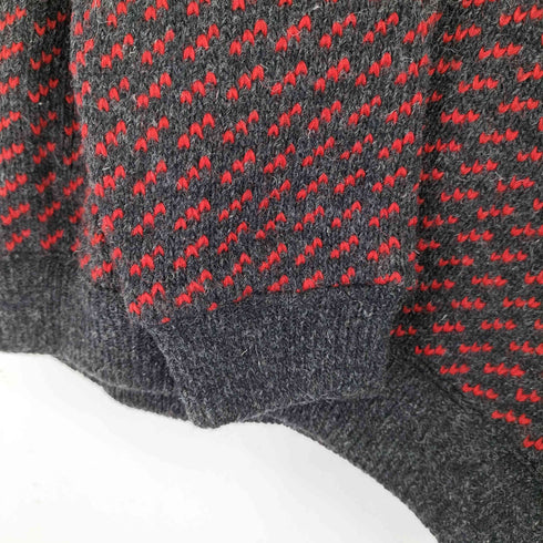 エルエルビーン L.L.Bean 80S MADE IN NORWAY ウールレーヨン混 バーズアイニット メンズ JPN:M