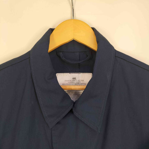 ユーエスネイビー U.S.NAVY UTILITY COVERALL IDEALジッパー ジャンプスーツ つなぎ メンズ 44L