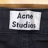 アクネストゥディオズ ACNE STUDIOS skin 5 black ストレッチスリムパンツ レディース 26/32